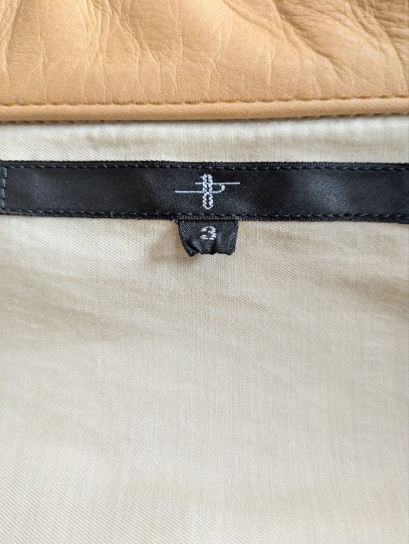 NO ID.　ノーアイディー　レザー　トラッカー　ジャケット