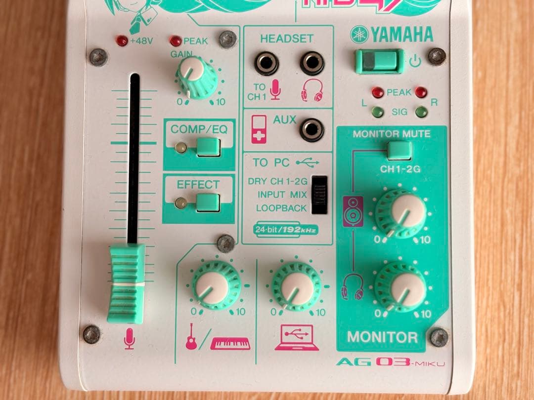 【初音ミクモデル】 AG03 オーディオミキサー ヤマハ YAMAHA