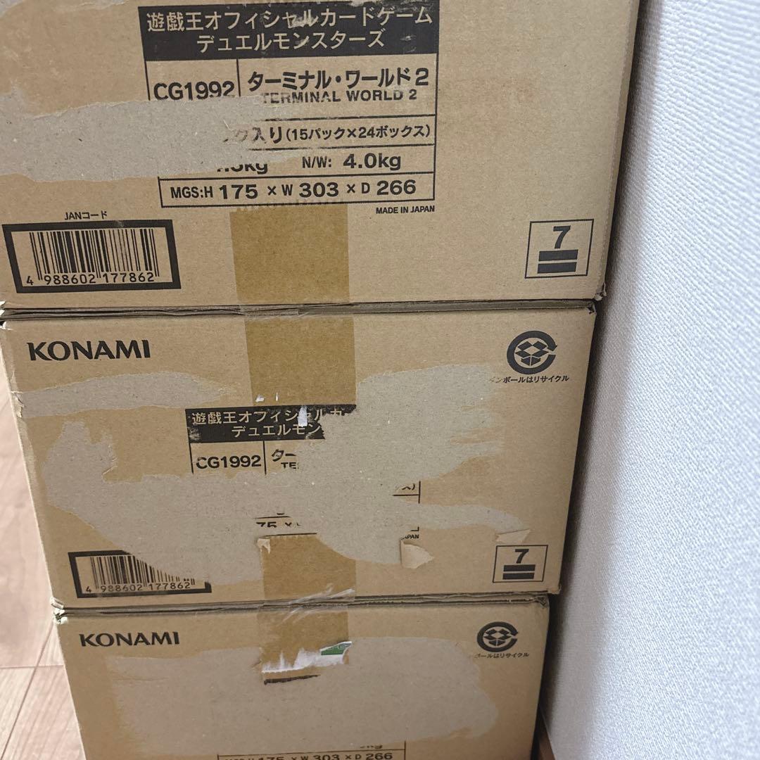 k*a様 遊戯王OCG ターミナルワールド2 未開封3カートン