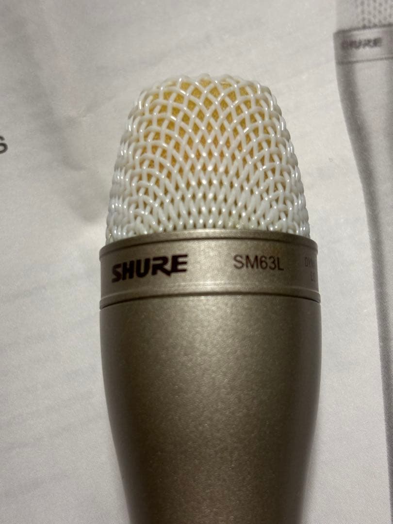 【美品】SHURE SM63L ダイナミックマイク 本体