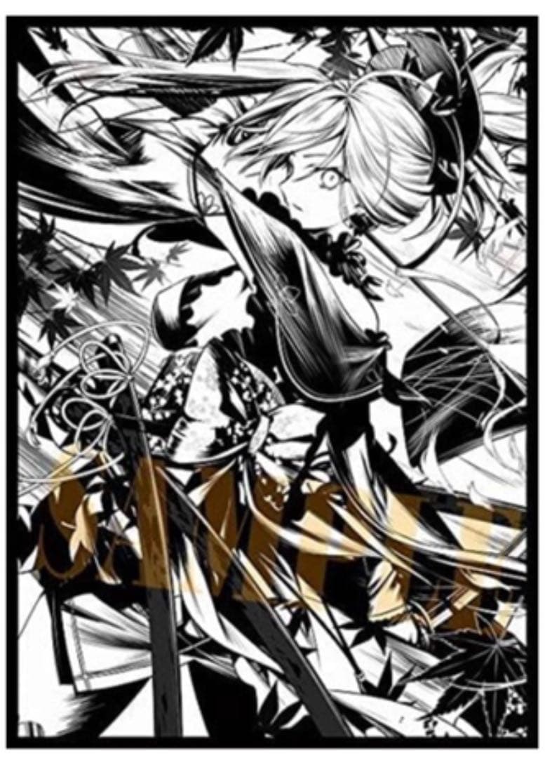 Cake Rabbits カードスリーブ モノクロ武蔵/illustマシマサキ★