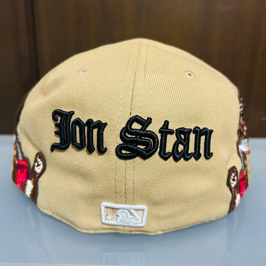 r*様 新品　New Era 59FIFTY ベージュキャップ 天使刺繍