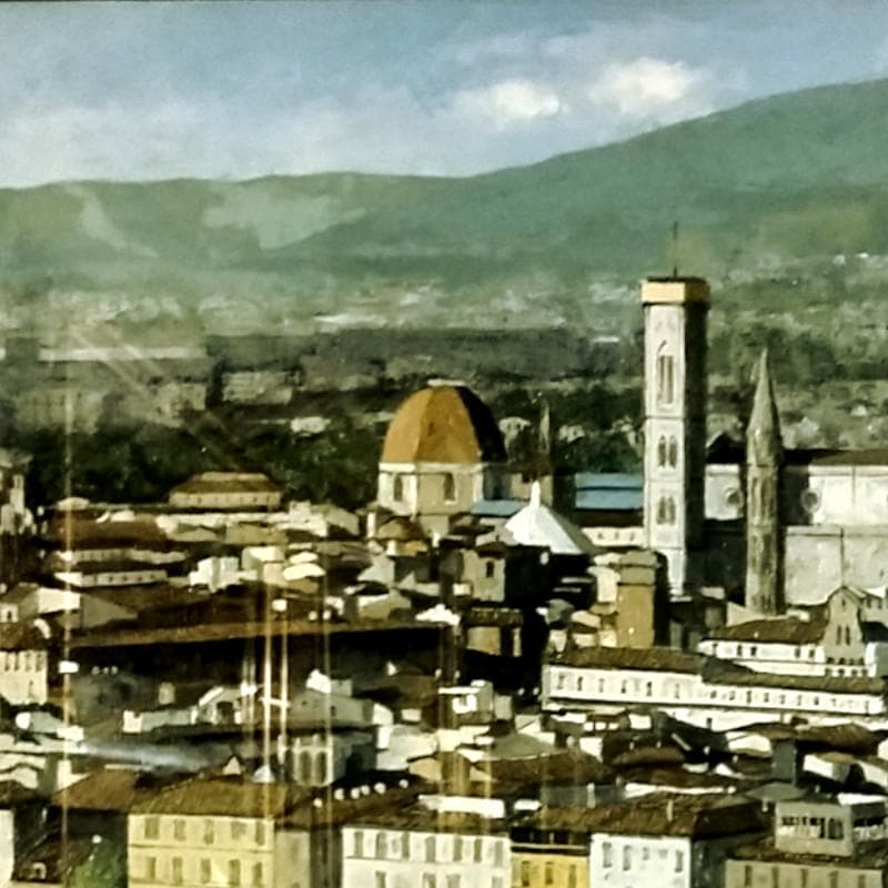 ☆斉藤 要☆「フィレンツェ」油絵　F10号　良好！