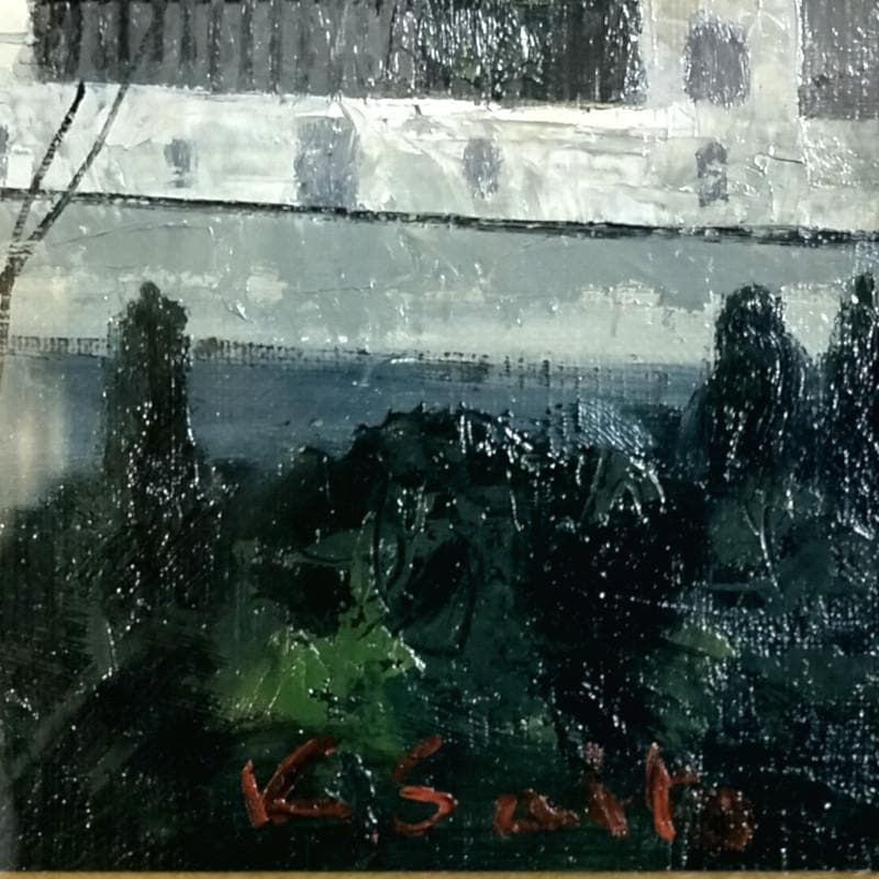 ☆斉藤 要☆「フィレンツェ」油絵　F10号　良好！