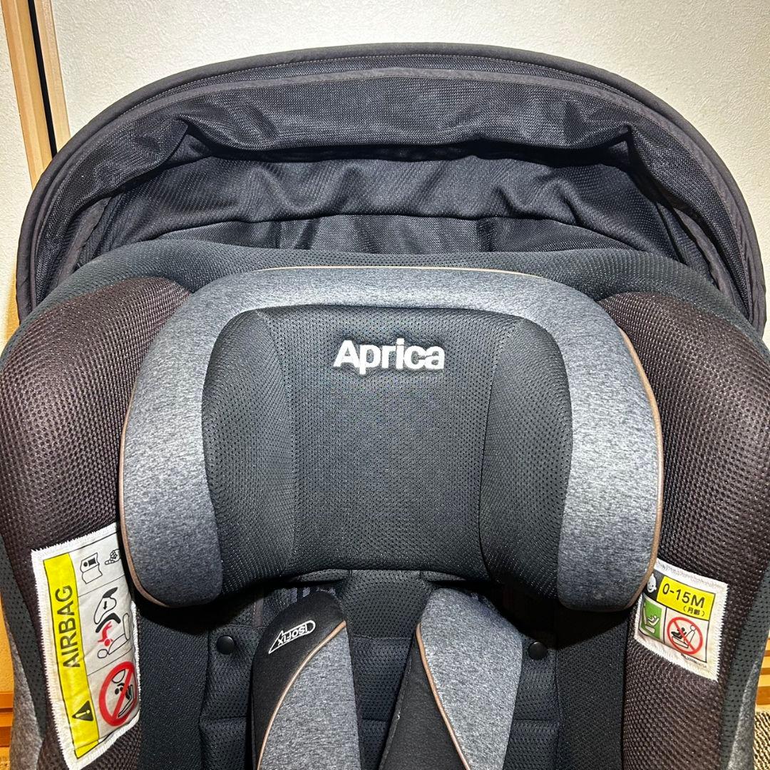美品　Aprica アップリカ　クルリラ プロテクト　チャイルドシート　R1