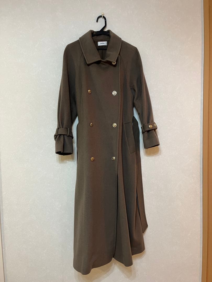 SNIDELウールカシミヤスタンドカラーコート　0サイズ 完売品