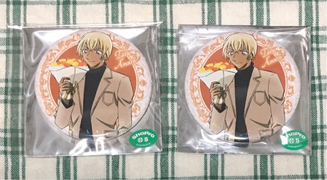 名探偵コナン　降谷零　安室透　ハロウィンの花嫁　花束　缶バッジ2点セット