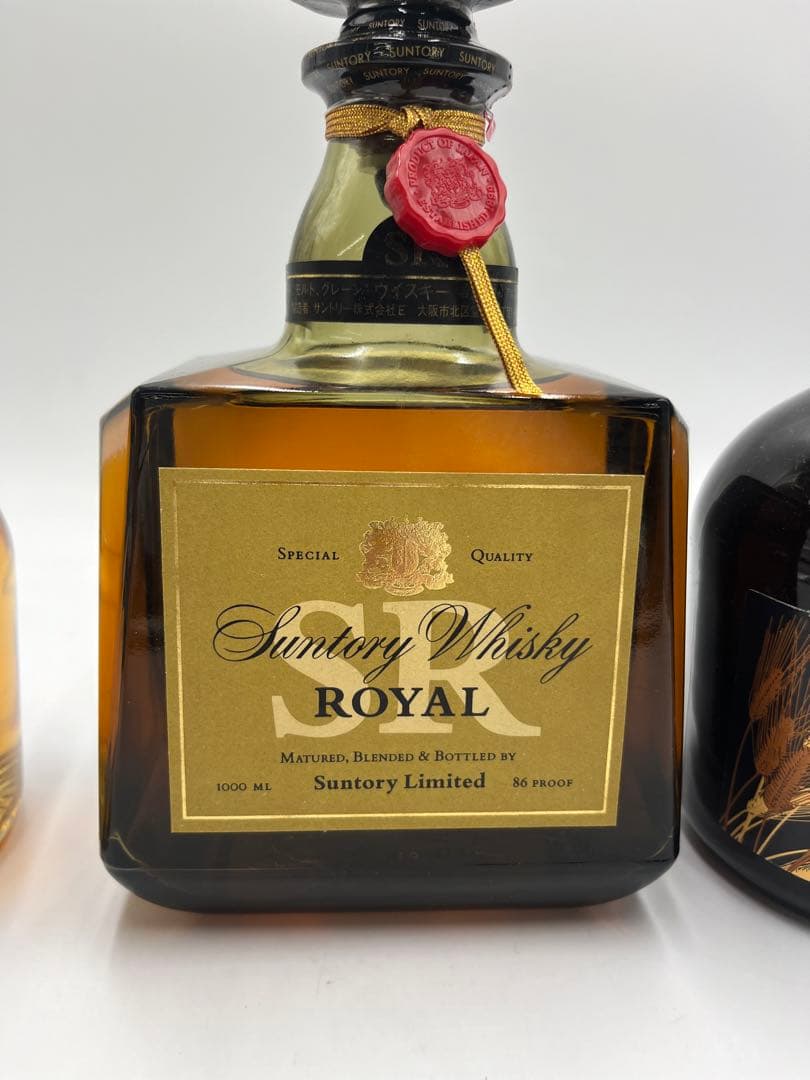 サントリー　ローヤル　12年　スペシャルリザーブ　ニッカウイスキー　3本