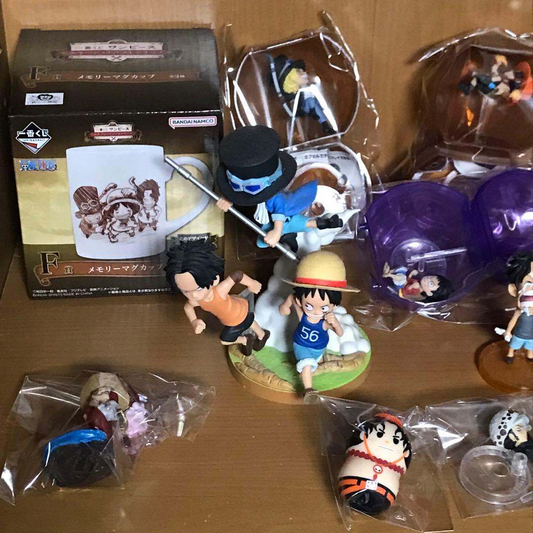 ワンピース フィギュア まとめ売り ルフィ エース サボ ガープ 夢の一枚絵