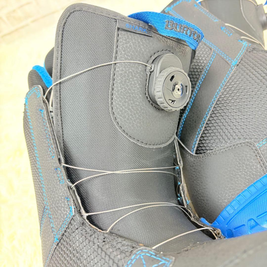 極美品 BURTON BOAスノーボードブーツ ブルー SHARK 26cm