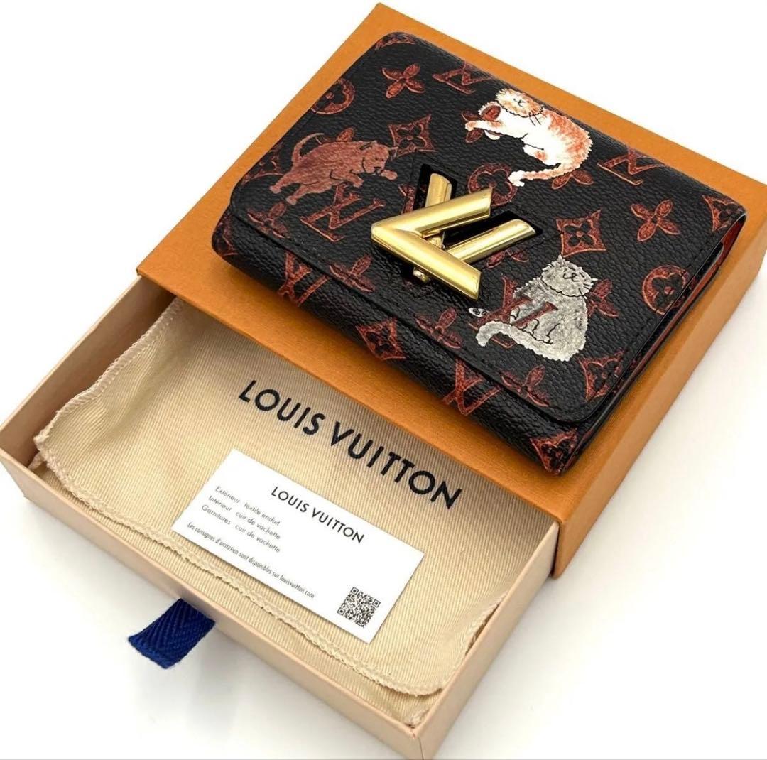 【希少！】 キャットグラム ポルトフォイユ ツイスト コンパクト 三つ折財布