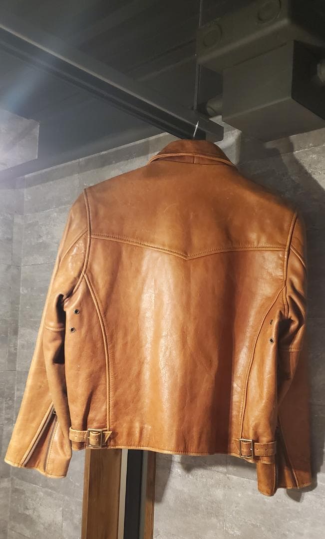 革ジャン　バイカー　シングル　ヴィンテージ