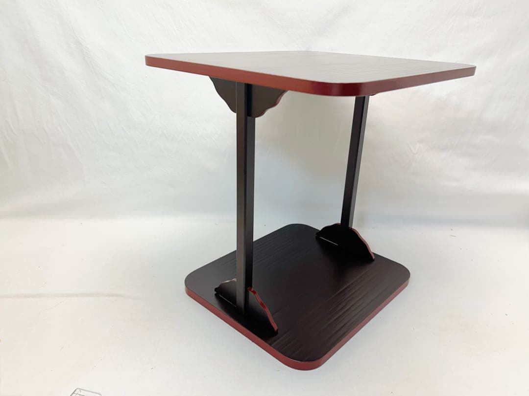 ほぼ未使用 茶道具 伊藤表正作 即中斎好 溜塗 小四方棚 組み立式 共箱