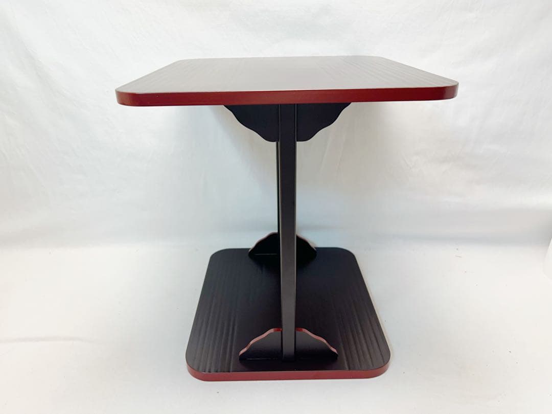 ほぼ未使用 茶道具 伊藤表正作 即中斎好 溜塗 小四方棚 組み立式 共箱