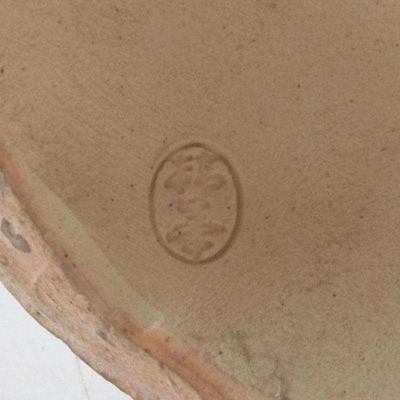 小倉屋清兵衛　十世　坂高麗左衛門作　吉田松陰坐像　置物　共箱　C　9256