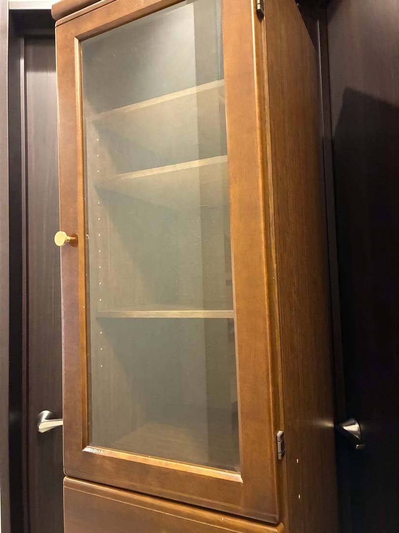 専用　1/5限定　ビンテージ　木製 ガラス扉 キャビネット コレクションケース