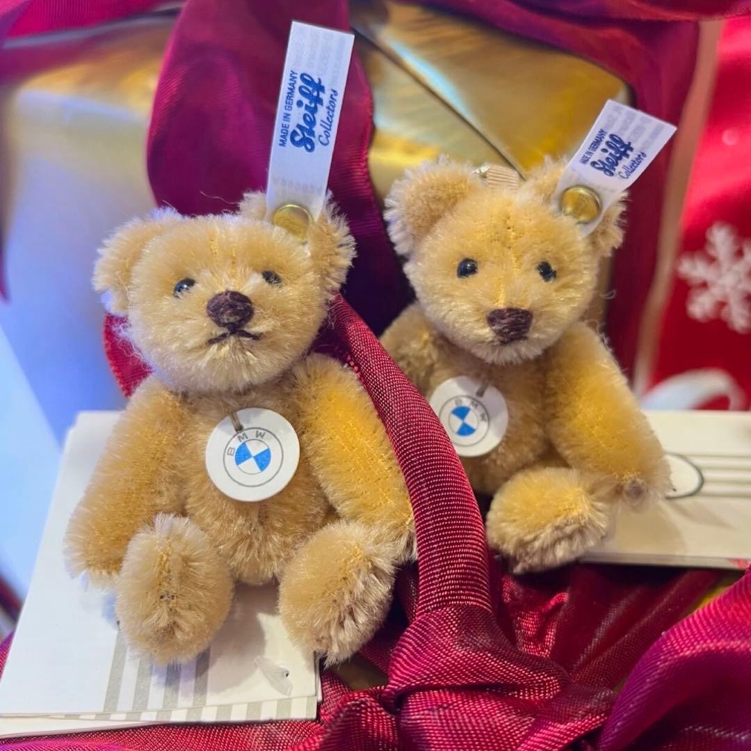 【新品未使用】BMW×Steiff(シュタイフ）テディベア キーリング