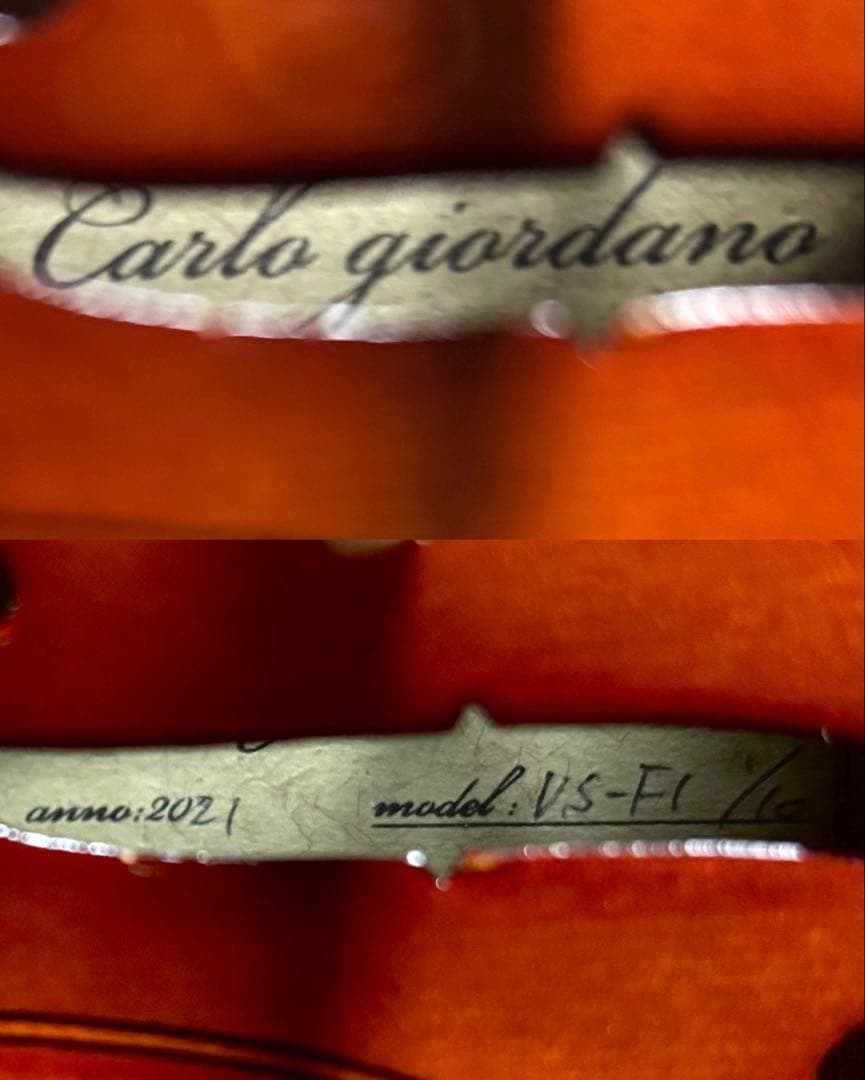 Carlo giordano バイオリン VS-F1 1/10サイズ 2021年