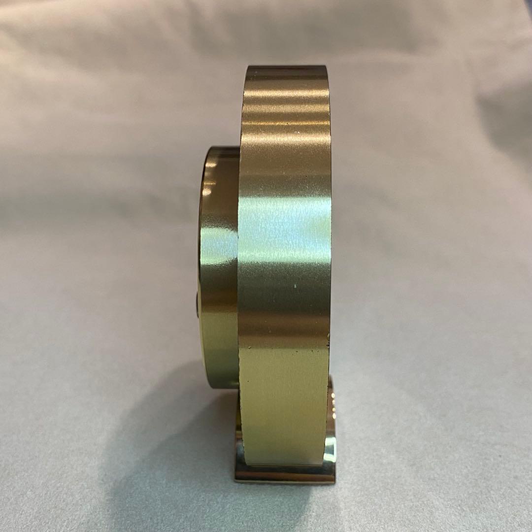 ティファニー テーブルクロックTiffany & Co. ゴールド 置時計 QZ