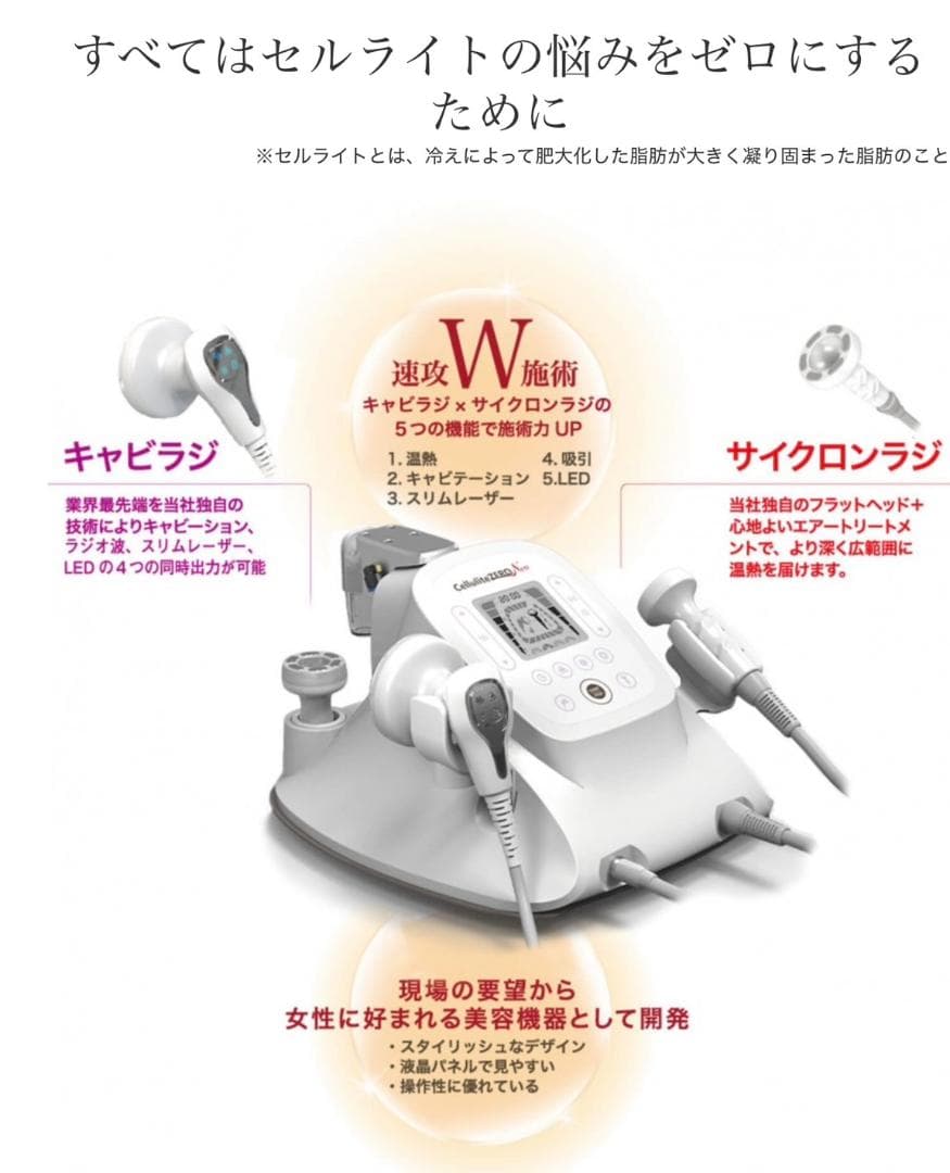 セルライトゼロ（CelluliteZERO）業務用美容痩身機器