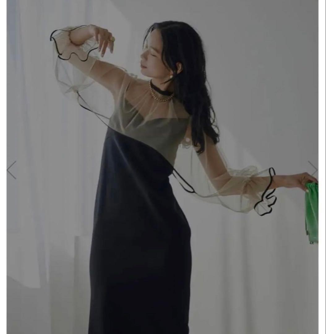 【Ameri vintage】MANY WAY AIRY VEIL DRESS