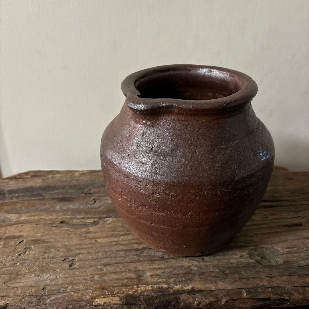 古備前片口壷 .古越前.常滑.丹波.信楽.瀬戸.六古窯　骨董　検:李朝　白磁