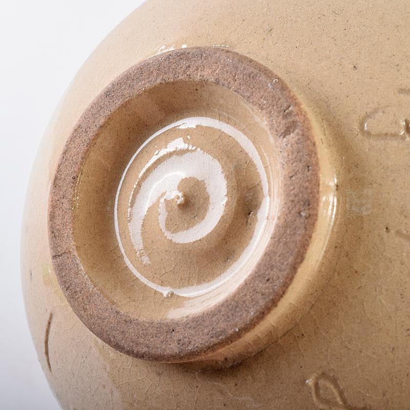 茶道具　蓮月焼　太田垣蓮月作　和歌文　茶碗　袱紗付　富岡鐡齋極め箱　VR7970