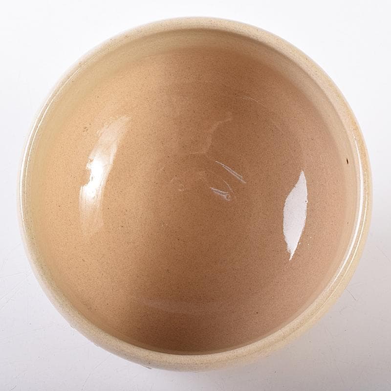 茶道具　蓮月焼　太田垣蓮月作　和歌文　茶碗　袱紗付　富岡鐡齋極め箱　VR7970