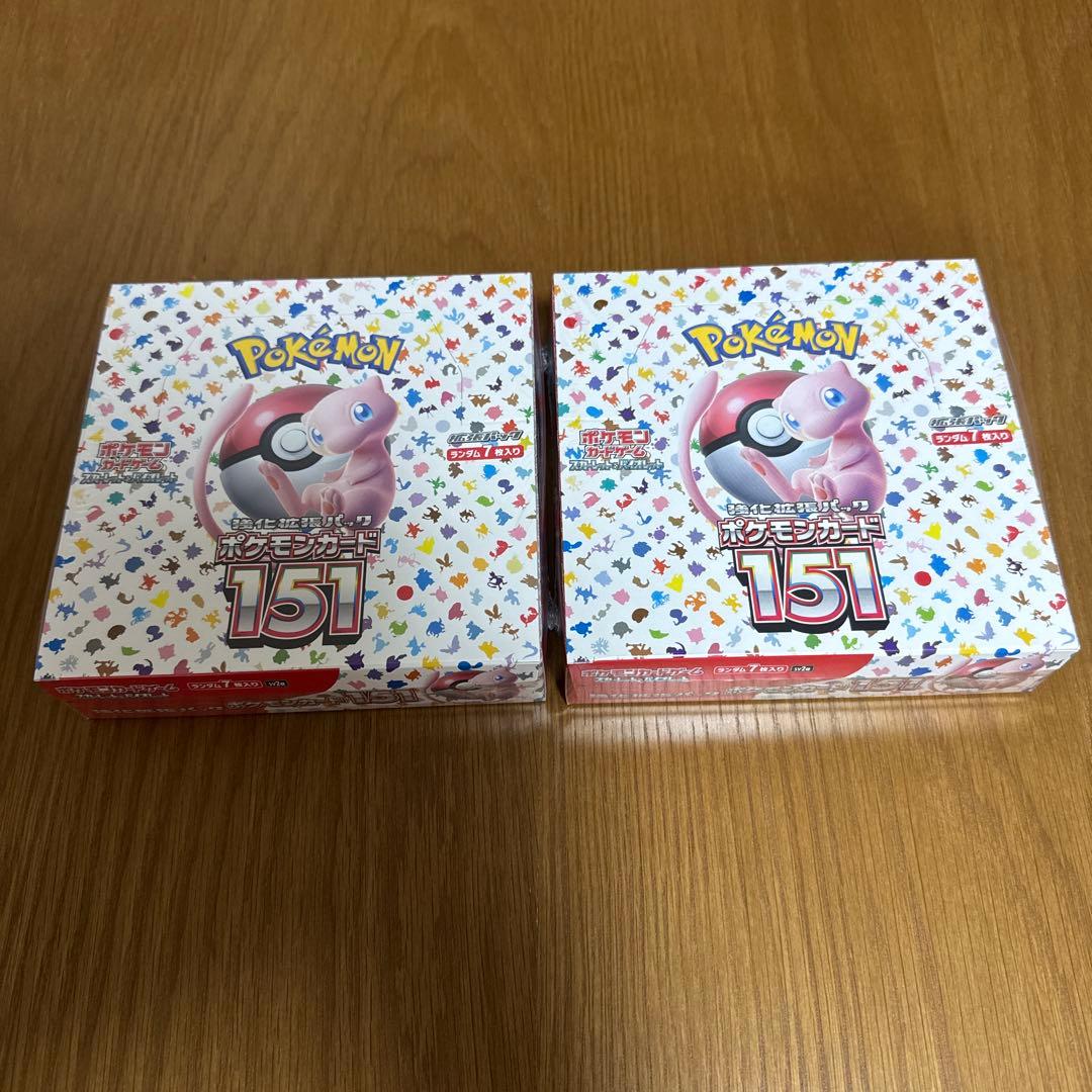 ポケモンカード151 box シュリンク付き 2box