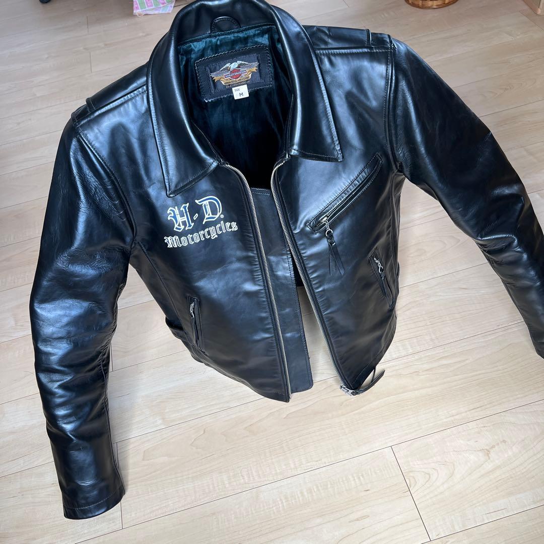 H-D Motorcycles ブラックレザー ジャケット Mサイズ