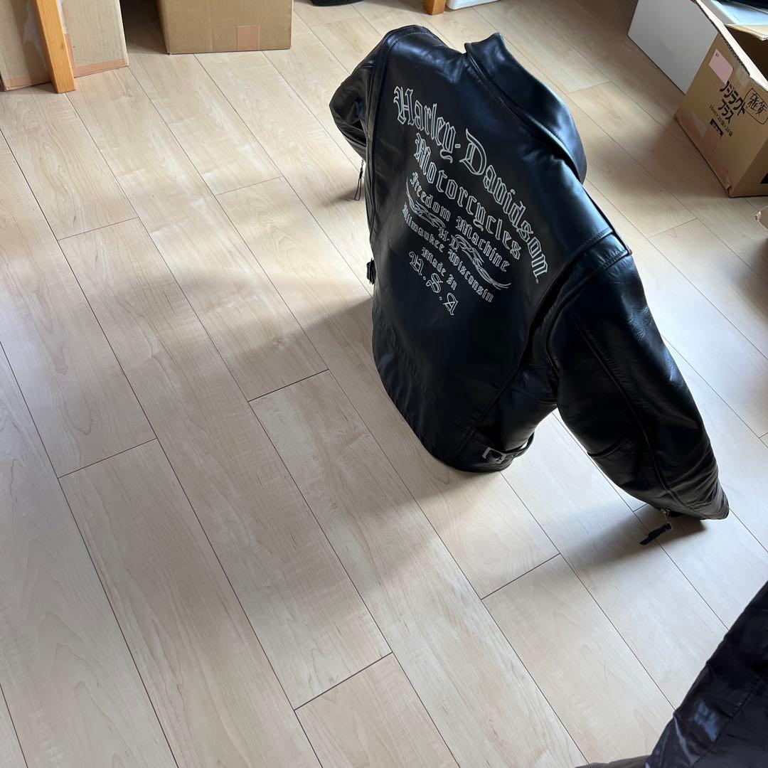 H-D Motorcycles ブラックレザー ジャケット Mサイズ