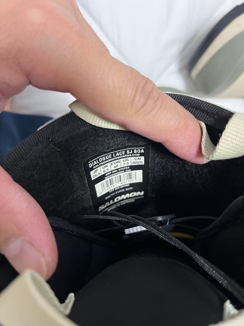 スノーボード mas alSALOMON LACE SJ BOA 25.5
