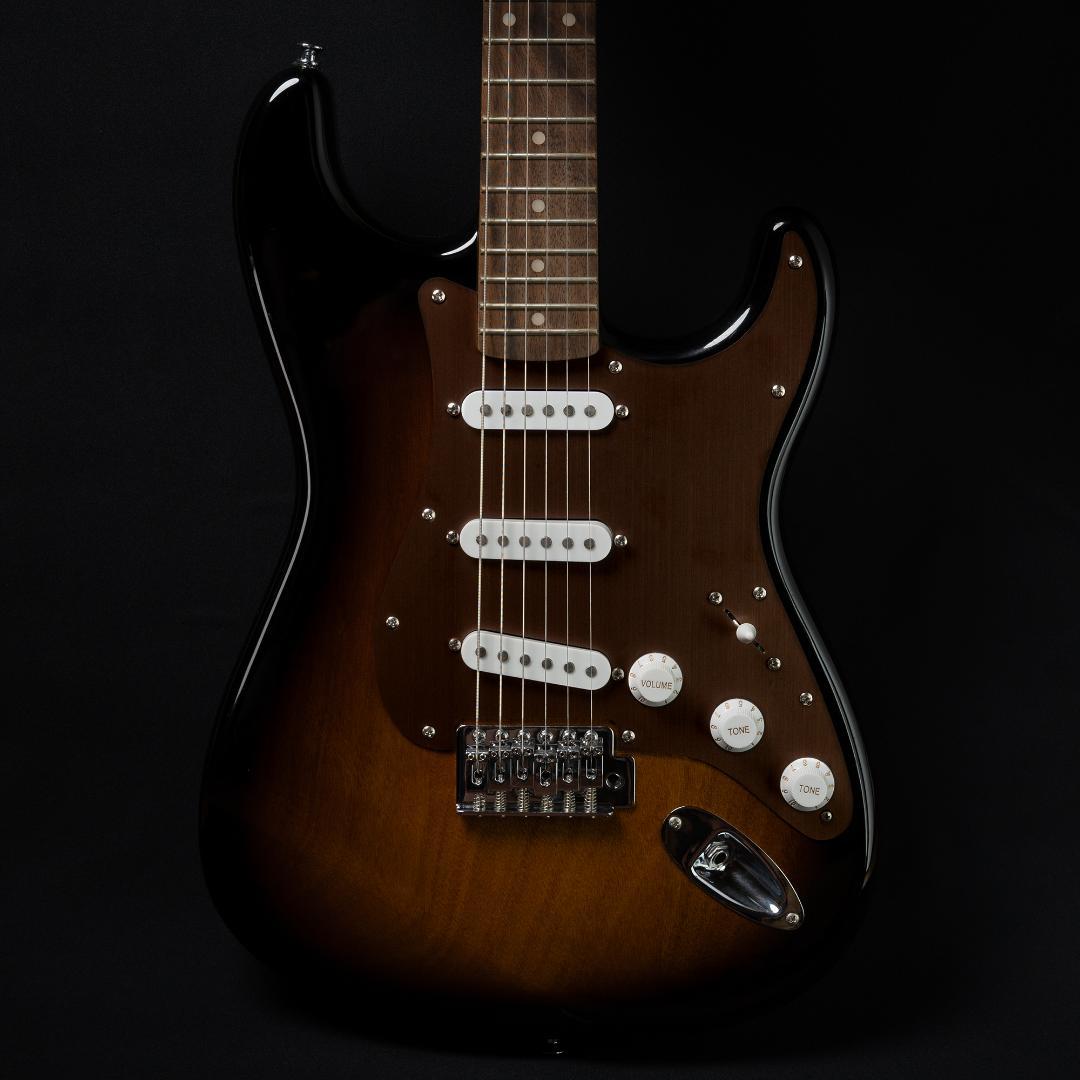 ストラト用アノダイズドピックガードBronzeBrown銅茶Lotustorks