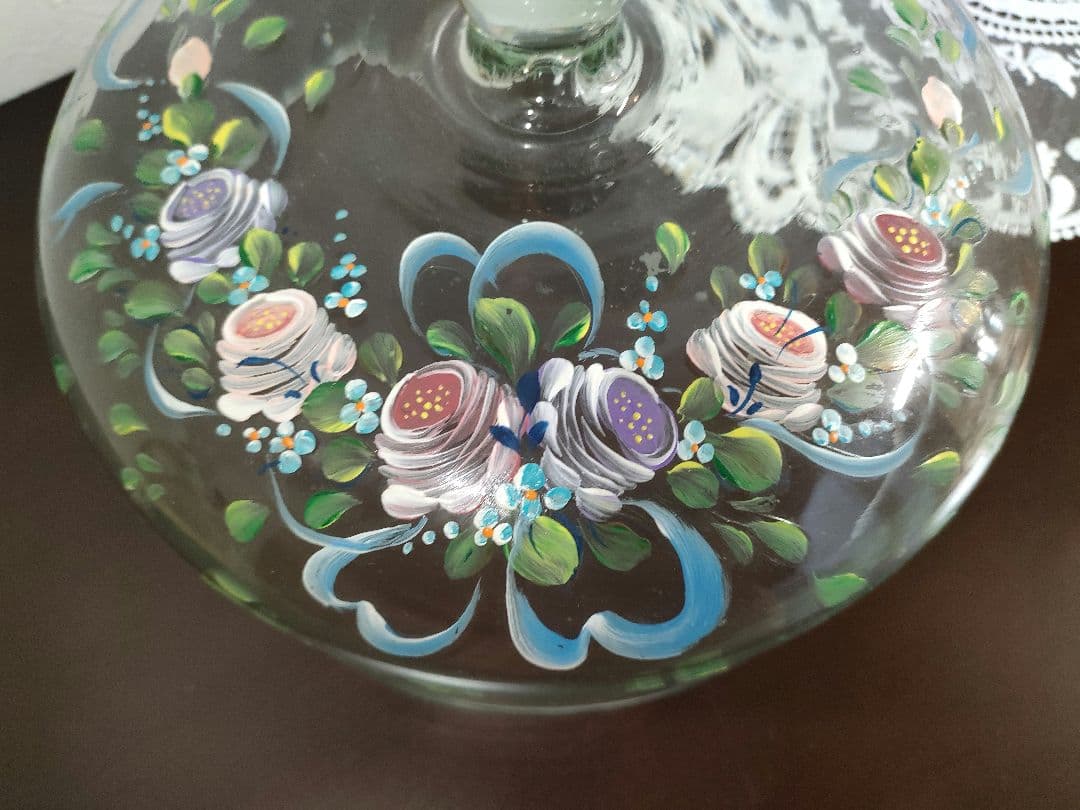 8045:アンティーク・イマン好き!いにしえ✨米国からのゲスト♡硝子ケーキドーム