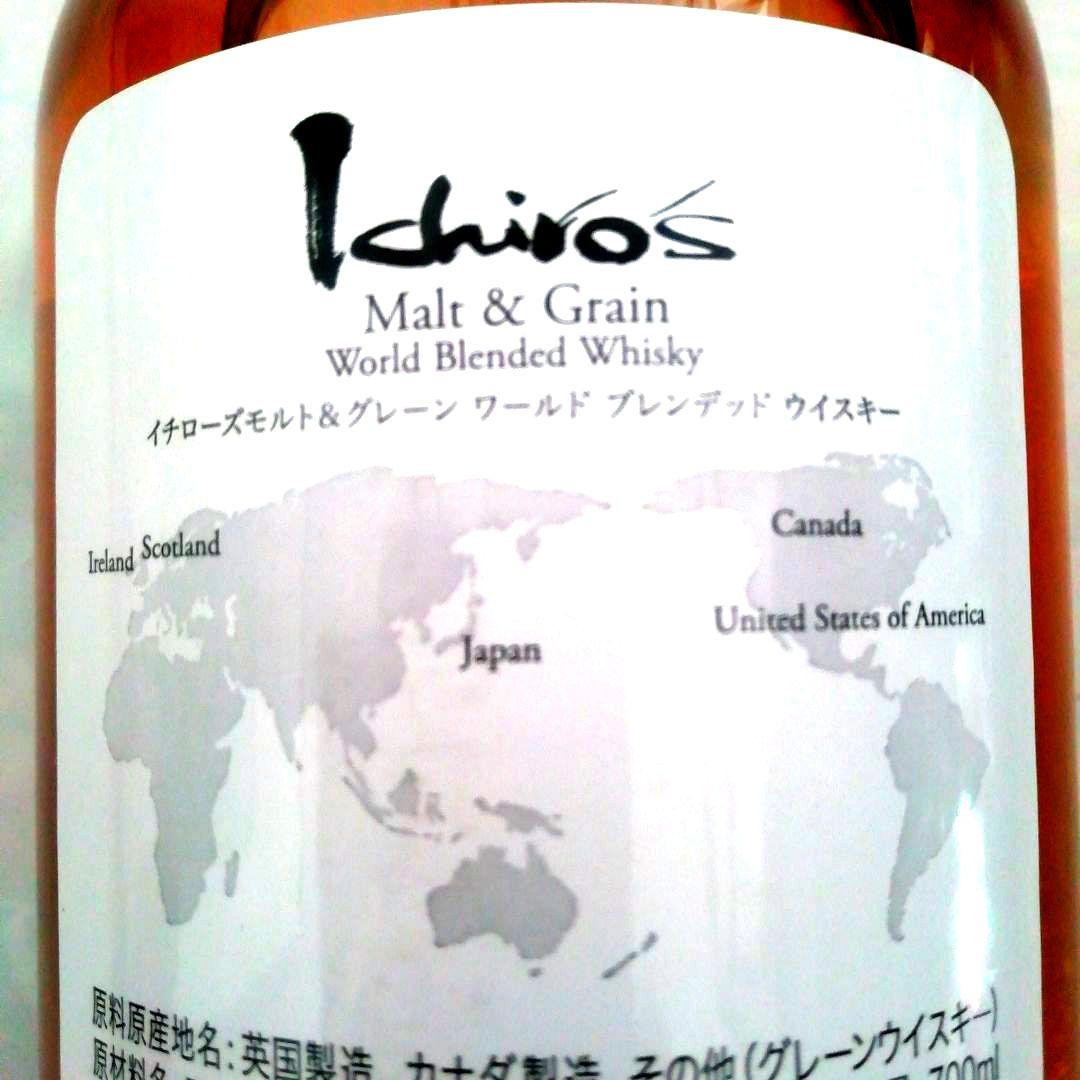 [新品・未開栓品]Ichiro's Malt & Grain 700ml 46%
