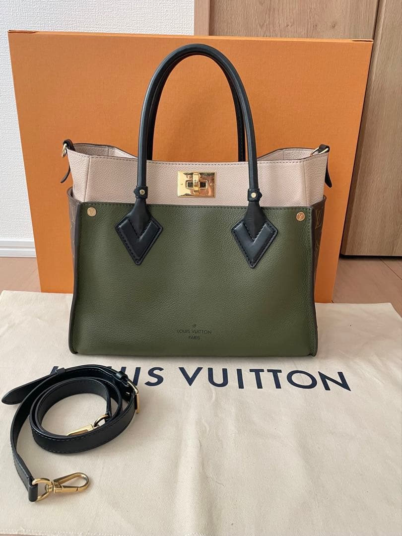 RFID 正規品 ルイヴィトン オンマイサイドMM ハンドバッグ