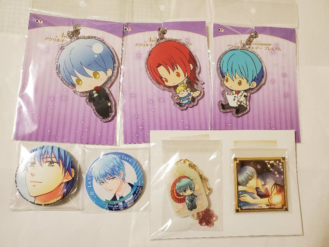 金色のコルダ 月森蓮 香穂子 アクキー 缶バッジ