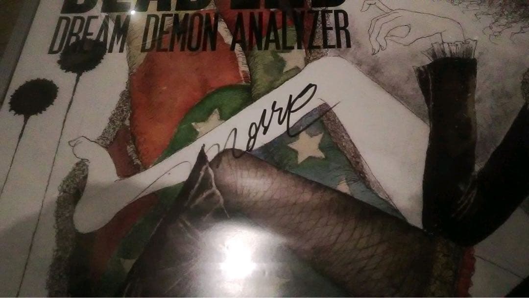 激稀少サイン入りB2ポスター/DEAD END/MORRIE/オマケ付