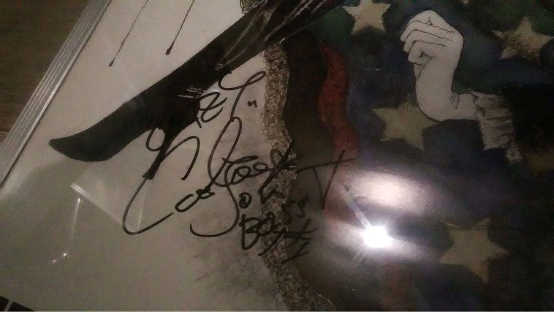 激稀少サイン入りB2ポスター/DEAD END/MORRIE/オマケ付