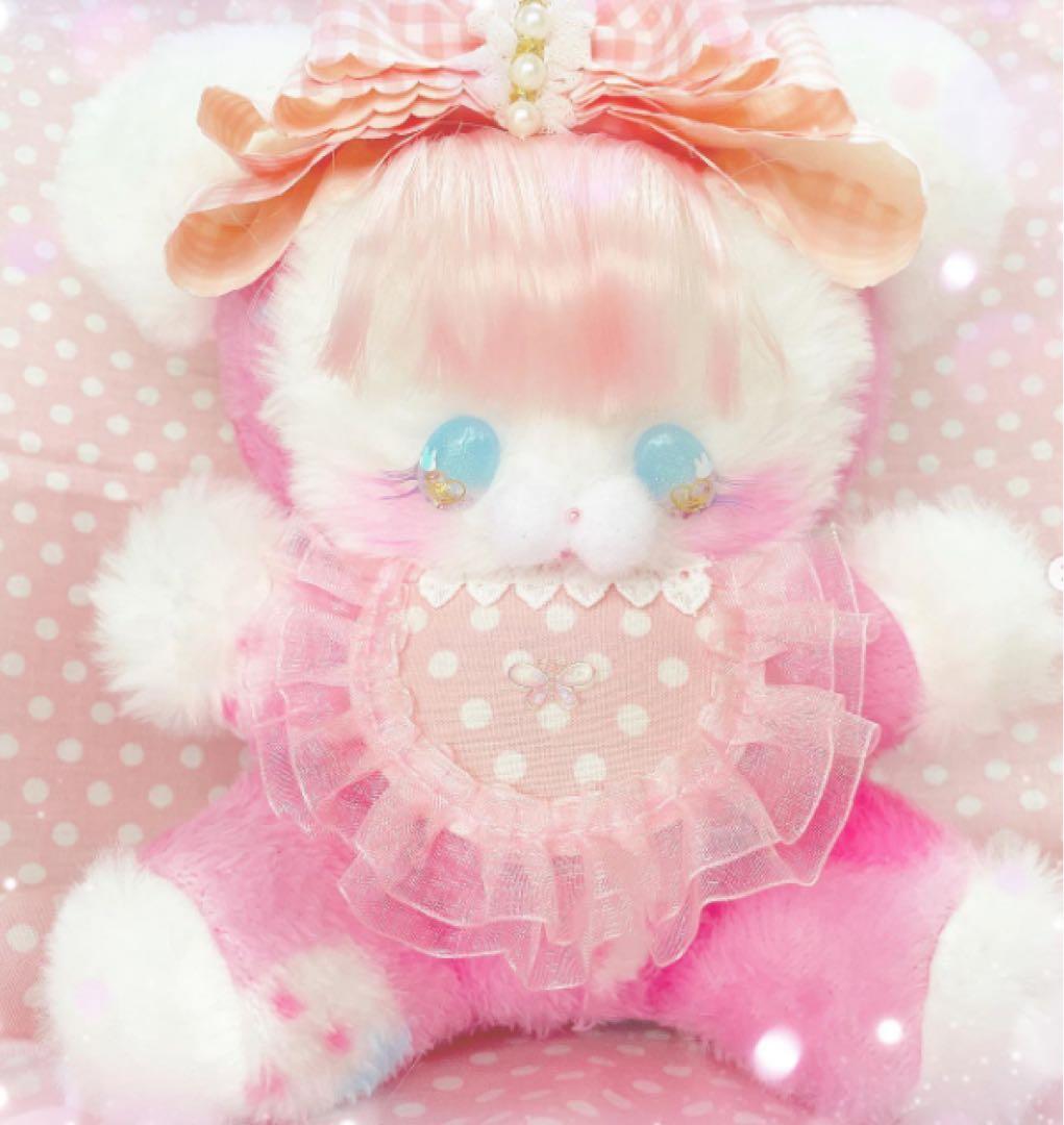 サンリオ　pream プリィム 作家 テディベア ハンドメンド ぬいぐるみ