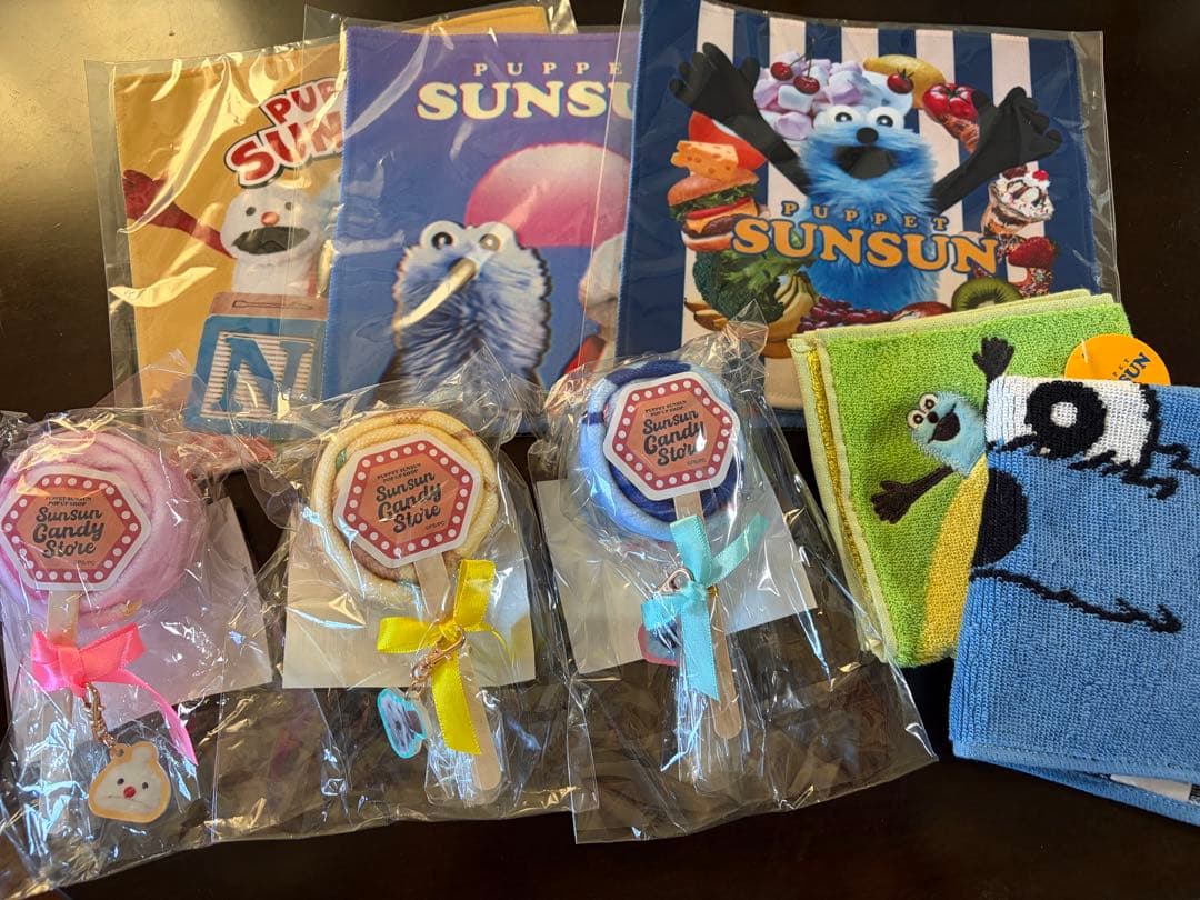 パペットスンスン　バンドタオル8点