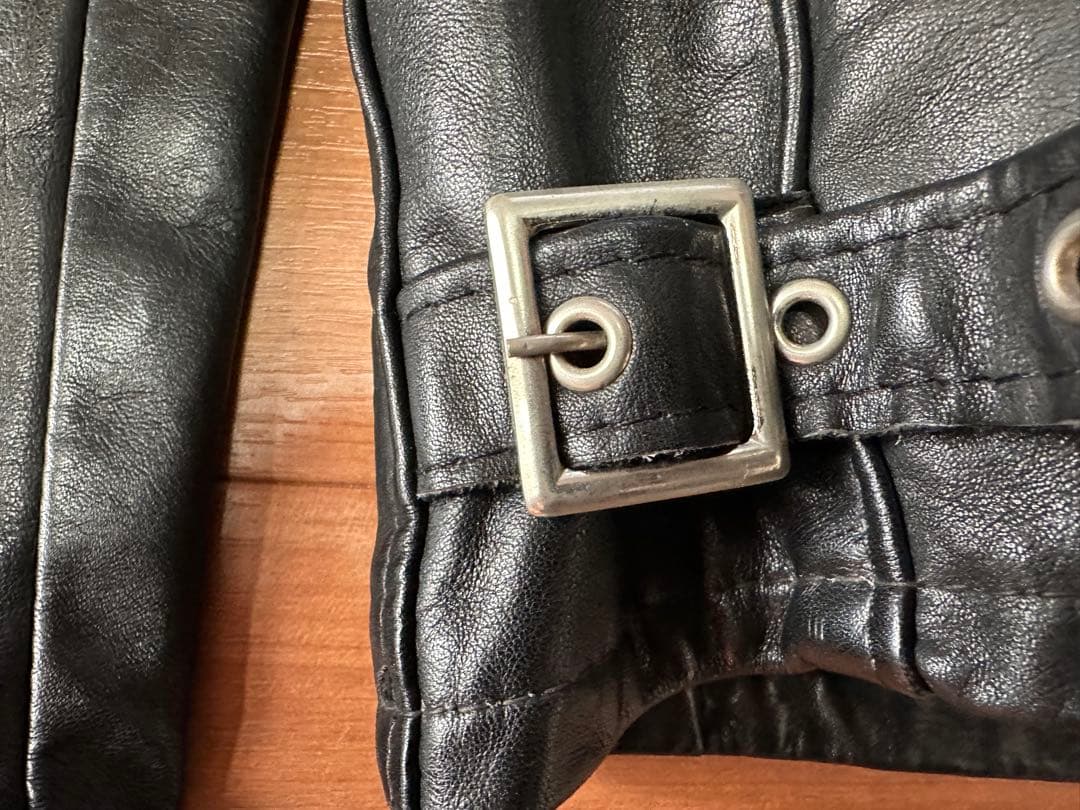 schott ショット裏地ボア付きシングルライダース 141オイルドカウレザー