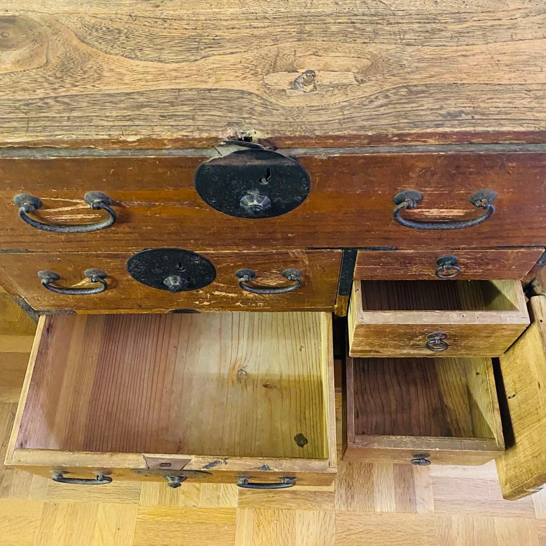 和箪笥　小箪笥　アンティーク　レトロ　古家具