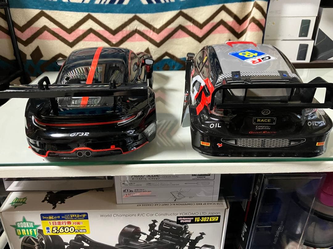 タミヤTT02タイプSRX,ボディ　メカ付き