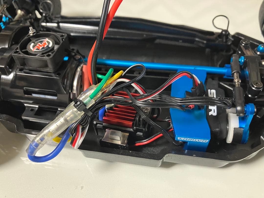 タミヤTT02タイプSRX,ボディ　メカ付き