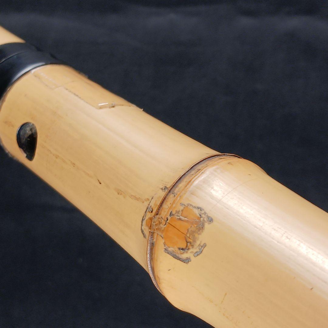 Y3110-4 琴古流 尺八 草野鈴風 全長55㎝ 竹製