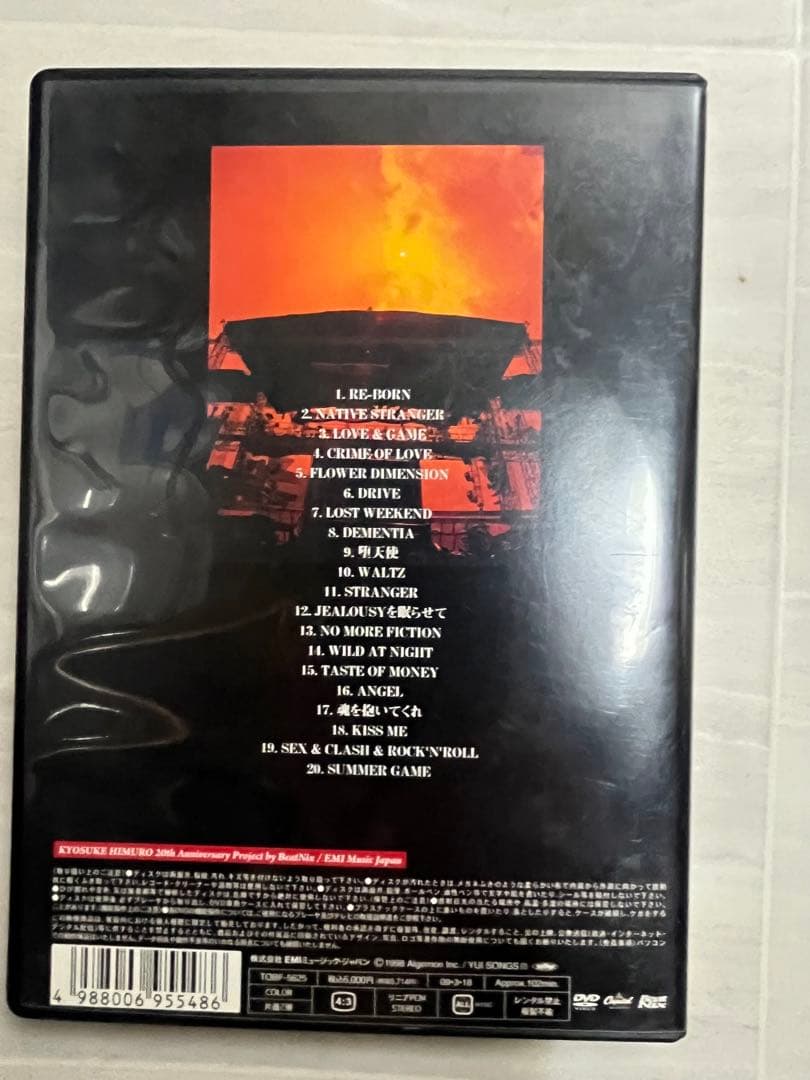 氷室京介　 The one night stands DVD 希少