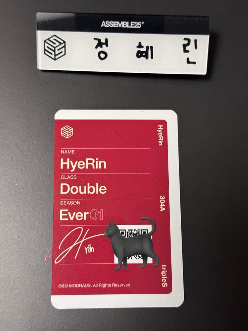 tripleS FC WAV オブジェクト Objekt ヘリン ネームプレート