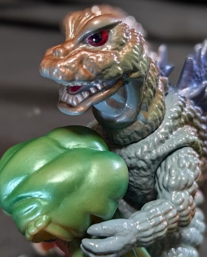 飛行ゴジラ＆ミニヘドラ（マーミット）ソフビ 怪獣天国ベビー ヘドゴジセット