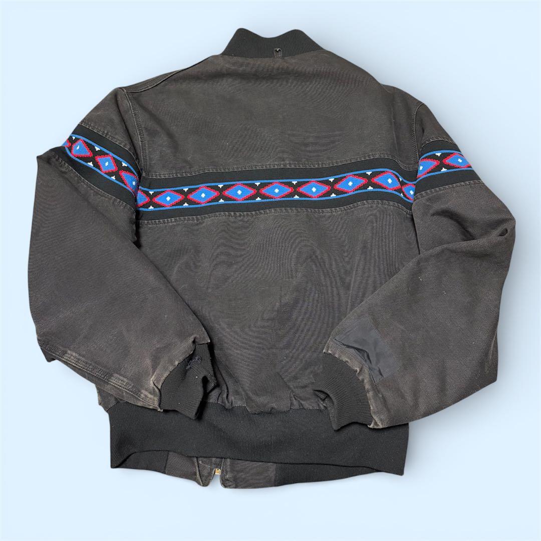 【古着】Carhartt 90s ネイティブ柄 サンタフェ ジャケット USA製